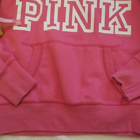 SOLD Victoria's Secret Pink Pullover Sweatshirt Vintage Size XS - Picture 4 of 6